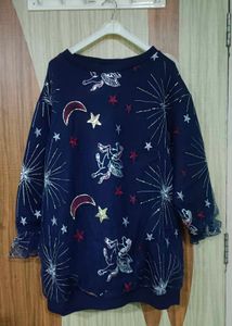 imported sequence winter wear top