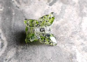 Green Butterfly Hair Clip