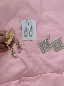 Combo Of 3 Earrings
