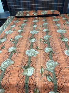 Floral double bed Bedsheet Set