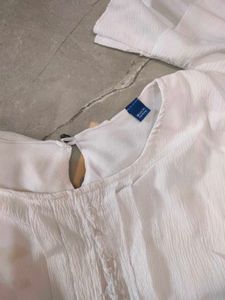 White  Empire ⭐ Crop Top