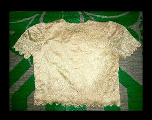 Netted Crop Top