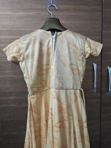 Blue With Sandal Anarkali