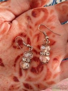 Soft White Earring
