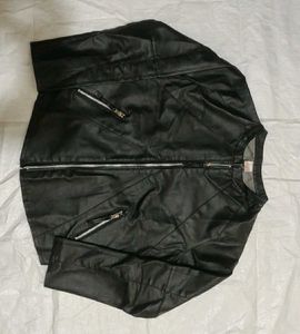 Stylish Black Leather Jacket