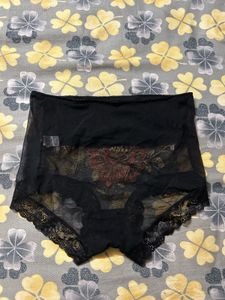 Floral Embroidered Panties