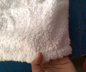 Cream Teddy Cropped Jacket