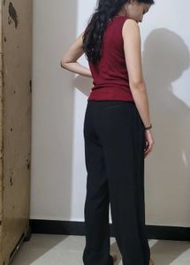 Embroidery Neck Top