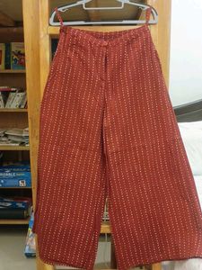 High waisted Shristi Brand pure cotton tailored pa