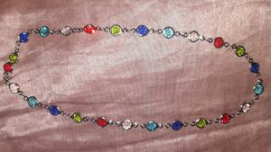 Colorful SILVER Neck Peice
