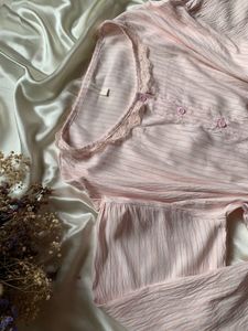 Baby Pink Sleepwear Shirt