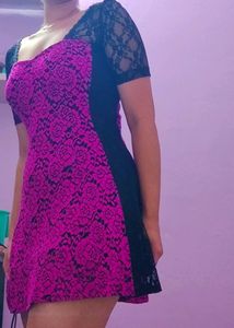 Aesthetic Pink &amp; Black Dress🖤💕