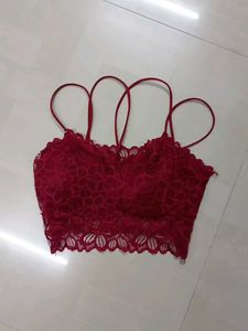 Red Lace Bralette