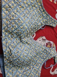 Padded Blouse  With Sleeves
