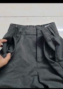 H&amp;M Grey Tailored Trouser Pants