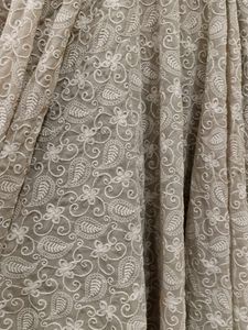 Anarkali Kurta Chikankari Thread Work