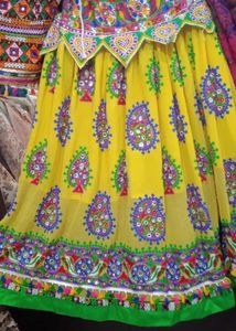 Garba Choli Yellow