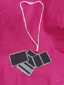Boho Style Handmade Jewelry Set Earring N Neckpie