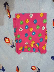 Pink Printed Kurta
