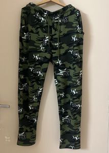 Camo Print Cargo Pants