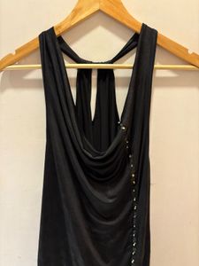 Black Sleeveless Tank Top