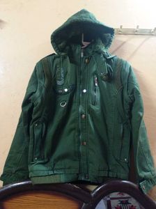 Green Hoddied Jacket