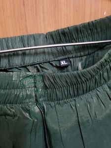 tissue  darkGreen Embroider kurta set xl wed