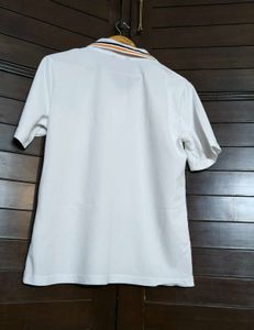 Skool Men White Polo Tshirt