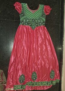 Coral &amp; Turquoise Dress