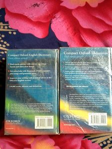 Set Of Compact Oxford English Dictionary And Compact Oxford Thesaurus (Third Edition, Revised)
