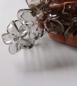 Elegant Crystal Flower Hair Clip