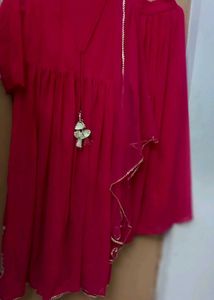 Rose Pink Nayra Party Wear Suit