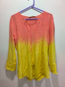 Ombre Semi Sheer Top 🌅