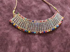 new Colorful Beaded Choker