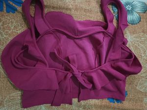 Pretty Pink Ruffled Crop Top