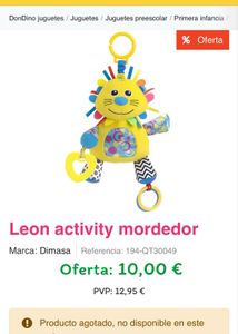 Leon activity teether
