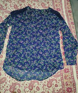 Floral Print Long Sleeve Top