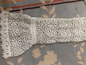White Boho Schiffi Mini Dress