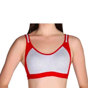 Plain Hosiery Sports Bra For Daily Use