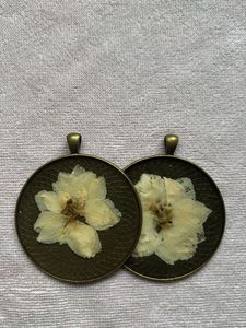 Handmade Floral Resin Bezel