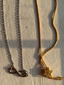 Necklace Set (1gold+1rosegold+2silver)