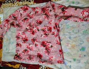 Floral Print Short Top