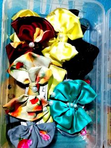 Hair Bows - Set 10 of Various Colors