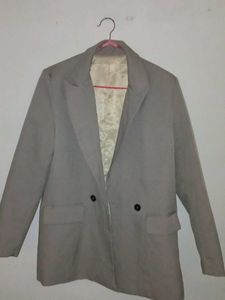 Oversized Grey Blazer