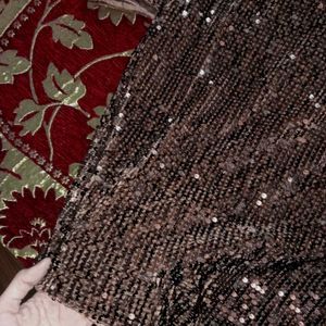 Sequin Long Sleeve Dress