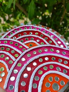 Handmade Lippan Art Of 6×6 Inch