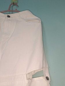 White Cargo Pants