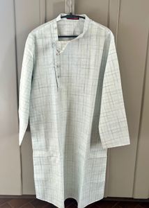 Pure Linen Men’s Kurta,44 Chest And 39” Length