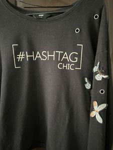 Chic Black Long Sleeve Top