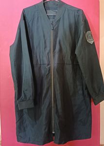 Longline bomber jacket